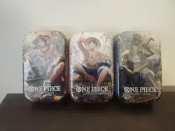 One Piece Tin Pack Set Vol 2 Set of 3 [TS-02 OP-13] Sealed Bandai NEW - Image 4