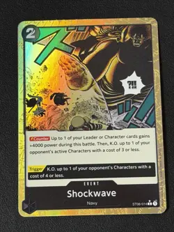 Shockwave ST06-014 Textured Foil Premium Booster The Best Foil One Piece English - Image 1