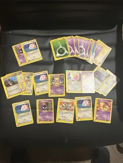 Pokemon TCG E-series Card Lot Expedition 28 Cards (LP-HP) Alakazam Gastly Abra - Image 1