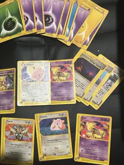Pokemon TCG E-series Card Lot Expedition 28 Cards (LP-HP) Alakazam Gastly Abra - Image 5