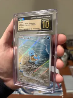 CGC 10 PRISTINE Squirtle 170/165 AR Art Rare 151 sv2a Japanese Pokemon Card 🔥 - Image 2