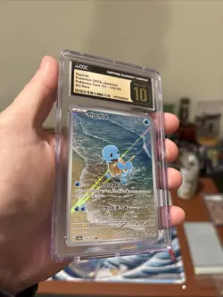 CGC 10 PRISTINE Squirtle 170/165 AR Art Rare 151 sv2a Japanese Pokemon Card 🔥 - Image 5