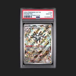 2024 Pokemon Magneton 159 Surging Sparks Promo Card Holo PSA 10 - Image 1