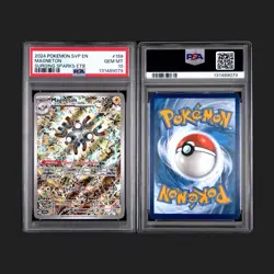 2024 Pokemon Magneton 159 Surging Sparks Promo Card Holo PSA 10 - Image 3