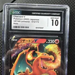 🔥🔥🔥 CGC 10 2022 Charizard V 013/172 VSTAR Japanese Pokemon Card US SELLER - Image 3