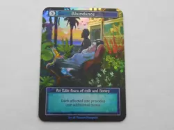 Abundance Elite Foil Sorcery Beta TCG Trading Card - Image 2