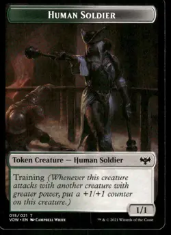 Human Soldier 015/021 Crimson Vow MTG Magic the Gathering card - Image 1