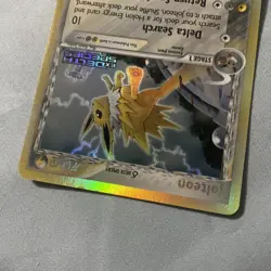 Jolteon Holo Pokemon TCG Card EX Delta Species 7/113 Stamped LP-NM - Image 2