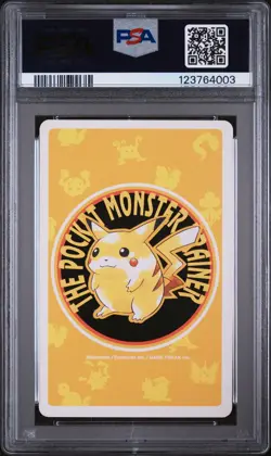 1998 POKEMON YELLOW VERSION PLAYING CARDS JACK OF SPADES RED PSA 9 - Image 2