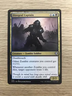 Diregraf Captain MTG Magic the Gathering Card NM Near Mint Starter Commander SCD - Image 1