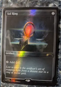 MTG Sol Ring Foil MTG BAB Promo New still in plastic. - Image 1