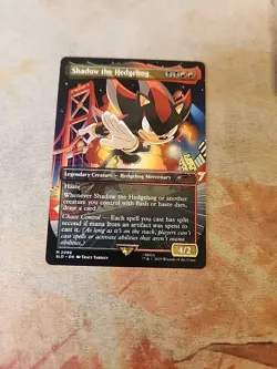 Shadow The Hedgehog Secret Lair MTG NM - Image 1