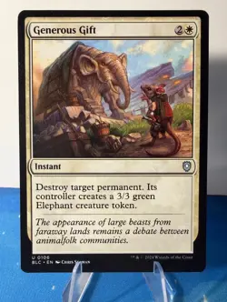 Generous Gift U Commander: Bloomburrow 106 NM - Image 1
