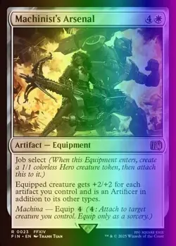 Machinist's Arsenal #23 (Foil) (NM) Final Fantasy FIN Magic MTG - Image 1