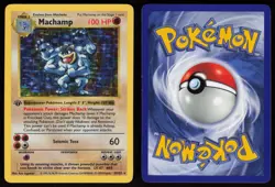 Machamp 8/102 Shadowless Holo Rare Base Set 1st Edition Pokemon - Image 3