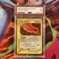 2002 Pokemon Expedition Set Pidgeot Holo #23/165 PSA 7 Pokemon TCG - Image 3
