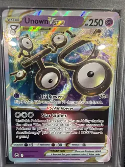 PSA 10 Gem Mint 2022 Pokemon SWSH Unown Vstar Silver Tempest #066 - Image 2