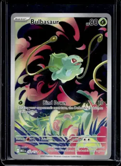 2025 Pokemon Mega Evolution Bulbasaur Illustration Rare #133/132 - Image 1