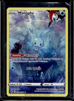 2023 Pokemon SWSH Crown Zenith Manaphy Galarian Gallery #GG06/GG70 - Image 1