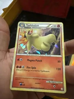 Pokemon TCG Typhlosion Meganium Feraligatr Cracked Ice Holo HeartGold SoulSilver - Image 3