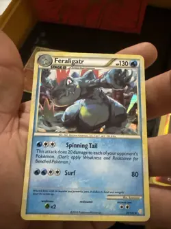 Pokemon TCG Typhlosion Meganium Feraligatr Cracked Ice Holo HeartGold SoulSilver - Image 5