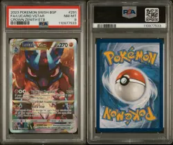 Pokemon SWSH BSP FA/Lucario #291 VSTAR Crown Zenith ETB 2023 PSA 8 - Image 3