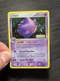 Gengar 5/92 Legend Maker Reverse Holo Stamped Ultra Rare Pokemon LP+ - Image 2
