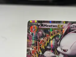 ULTRA RARE Mega M Mewtwo EX 64/162 XY Breakthrough Pokemon TCG Holo Foil - LP - Image 2