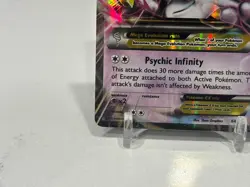 ULTRA RARE Mega M Mewtwo EX 64/162 XY Breakthrough Pokemon TCG Holo Foil - LP - Image 5