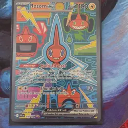 Pokemon Rotom ex 190 HP 126/094 Me02: Phantasmal Flames Full Art Holo Rare - Image 1