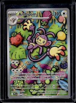 2025 Pokemon Phantasmal Flames Ambipom Illustration Rare #107/094 - Image 1
