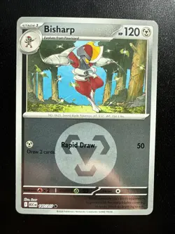 FREE SHIPPING ASCENDED HEROES BISHARP METAL ENERGY PATTERN 147/217 POKEMON - Image 1