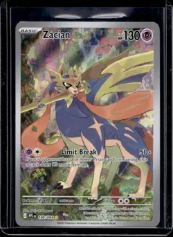 2025 Pokemon Phantasmal Flames Zacian Illustration Rare #100/094 - Image 1