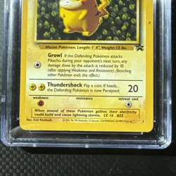 CGC 8.5 NM MINT+ Pokemon Pikachu Black Star Promo 1 League Rare Low Pop New - Image 2