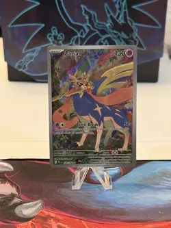 Pokemon TCG Zacian 100/094 Illustration Rare Phantasmal Flames NM - Image 1