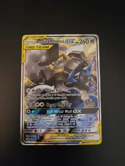 Pokemon TCG Lucario & Melmetal GX SM192 Black Star Promo Full Art Tag Team NM - Image 2