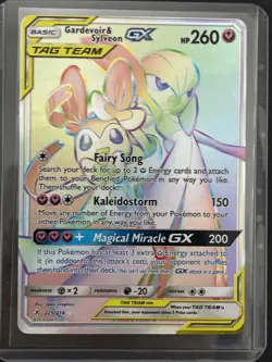 Pokemon - GARDEVOIR & SYLVEON GX 225/214 (Unbroken Bonds) Ultra Rare HOLO - NM+ - Image 2