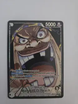 Marshall. D. Teach OP09-081 Alt Art Leader, Emperors In The New World One Piece - Image 1
