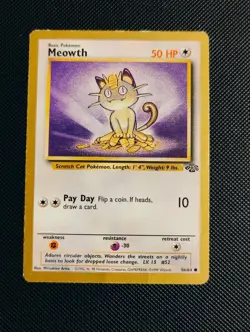 Meowth - (Gold Bordered Promo) 56/64 Miscellaneous Cards & Products Regular - Image 1