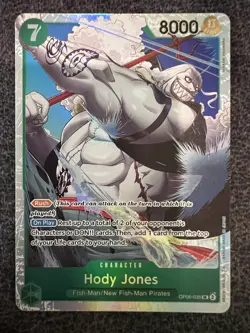 One Piece Card Game Hody Jones OP06-035 SR NM - Image 1