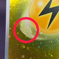 HD Lightning Energy Cosmos Holo with Mew Tail Swirl SVE MEW 004 151 Pokemon Card - Image 1