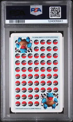 1998 POKEMON STADIUM BLUE VERSION PLAYING CARDS ACE OF DIAMONDS MOLTRES PSA 10 - Image 2