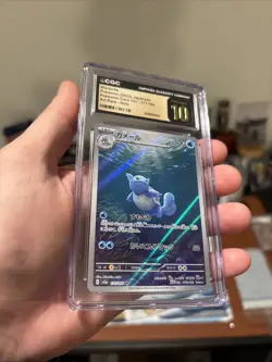 CGC 10 Pristine Wartortle 171/165 AR Art Rare 151 sv2a Pokemon Card - Image 4