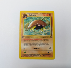 1999 WOTC Pokemon Fossil 1st Edition Card 50/62 Kabuto LP-NM English - Image 1