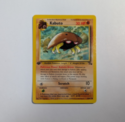 1999 WOTC Pokemon Fossil 1st Edition Card 50/62 Kabuto LP-NM English - Image 1