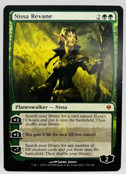 MTG Nissa Revane Zendikar Regular - Image 1