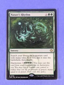 MTG Magic: Tarkir: Dragonstorm: Nature's Rhythm #0150 Rare - NM - Image 1