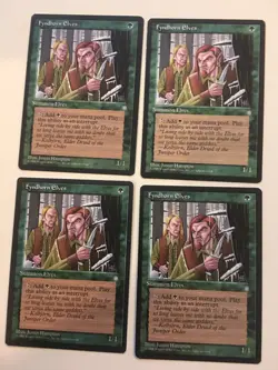 4X MTG Fyndhorn Elves Ice Age Regular Common X4 - Image 1