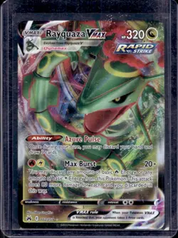 2023 Pokemon SWSH Crown Zenith Rayquaza VMAX #102/159 - Image 1