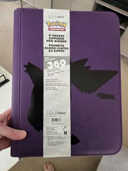 New GENGAR Ultra Pro BINDER WITH 54 Near mint Pokemon Cards - Image 1